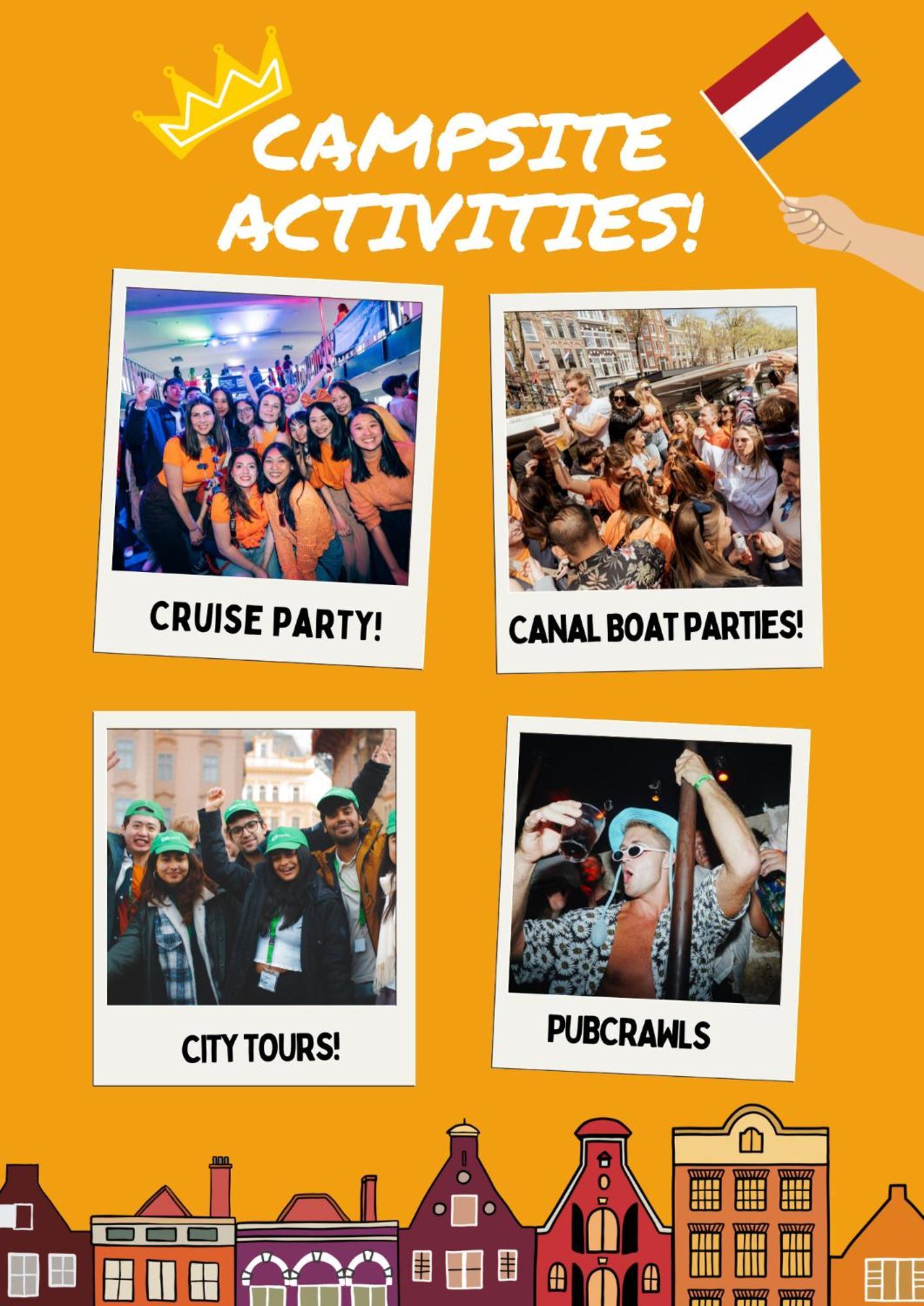 The Esn Kingsday Campsite Amsterdam Bagian luar foto